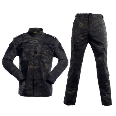 China Anti-Static Camouflage Black Cp Black ACU Factory Supply Military Uniforms for sale