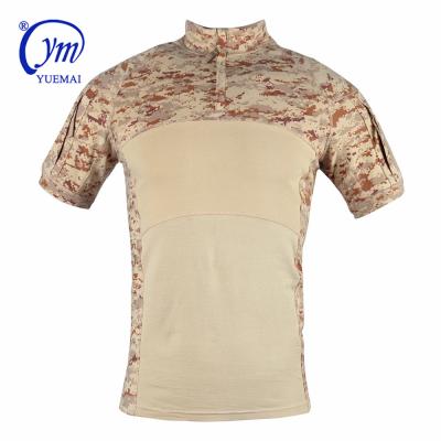 China Custom Made Combat Viable Combat Camouflage OEM Tactical Military Frog T-shirts Knitted Military Suit for sale