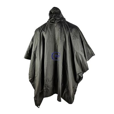 China Multi Use Waterproof Poncho Rip Stop Camouflage Rain Military Poncho Army Rainwears for sale