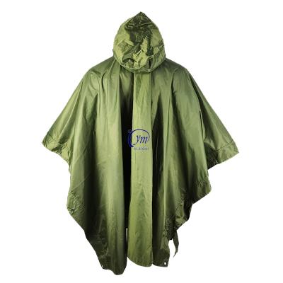 China Custom Army Raincoat Poncho Hiking Tactical Raincoat Military Poncho Army Rainwears for sale