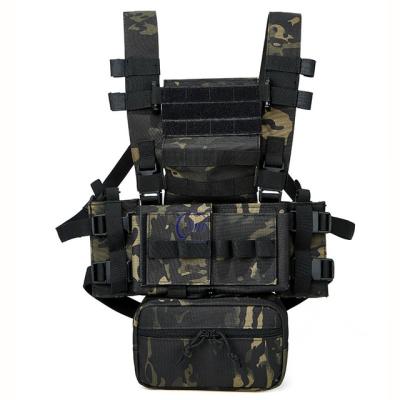 China Carrier Multifunctional Military Tactical Vest MOLLE Combat System Bullet Proof Adjustable Vest Bag for sale