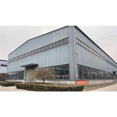 China Multi Floor Welding Steel Structure Hall , Prefabricated Commercial Building Steel Frame for sale