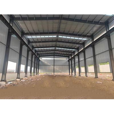 China Lightweight Steel Structure Commercial Building , Industrial Prefabricated Factory Shed for sale