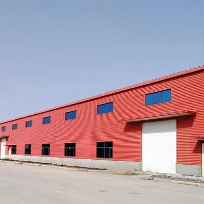 China Easy Install Lightweight Steel Construction , PEB Industrial Shed Steel Structure for sale