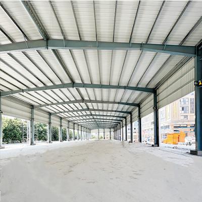 China Prefabricated Steel Structure Workshop Factory , Prefab Metal Garage Buildings for sale