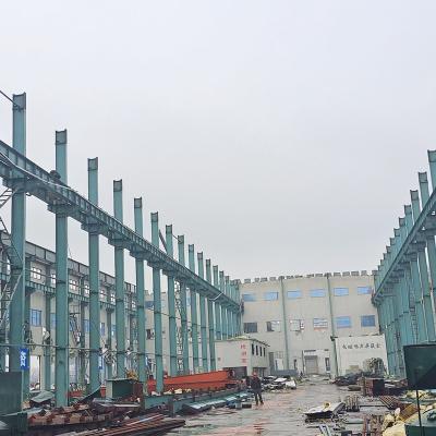 China Steel Frame High Rise Buildings Prefab Building Construction Warehouse Office Hotel workshop for sale