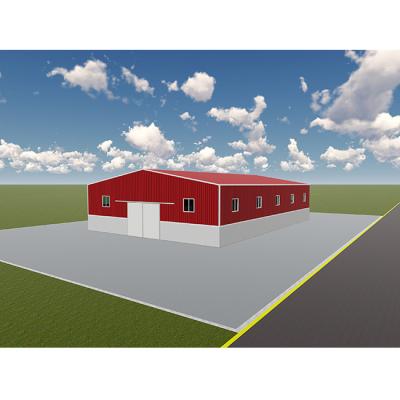 China Commercial Prefab Steel Structure Warehouse Building Long Term Warranty for sale