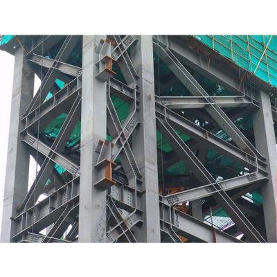 China Q235 Q345B Hot Rolled Steel Truss Warehouse Space Frame Steel Structure Fabrication for sale