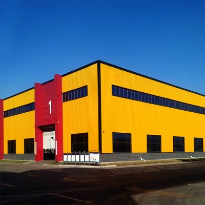 China Quick Assembly Industrial PEB Building Construction , Prefab Steel Column Building for sale