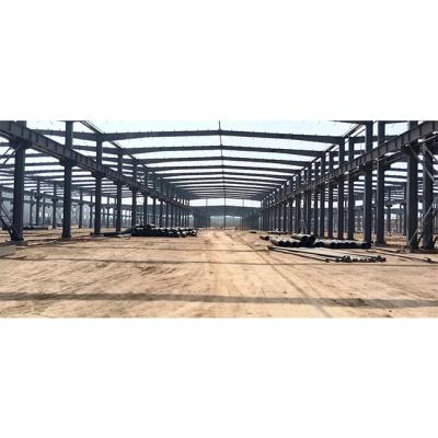 China Large Space Frame Structure Building Warehouse Workshop Steel Structure Fire Resistant for sale