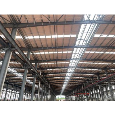 China Anti Corrosion Light Steel Structure Prefab Workshop Commercial Metal Building Construction for sale