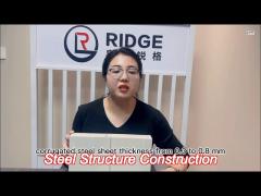 industrial steel building construction factory , economical prefab barn shed