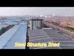 high strength steel structure metal frame pole barn portal frame warehouse