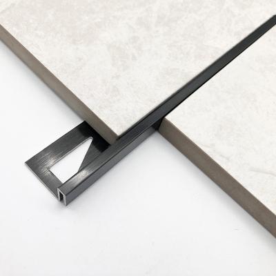 China Factory direct sales modern 304 tile profile stainless steel metal wall marble edge trim tile accessories for sale