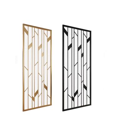 China Good Quality Traditional Restaurant Stainless Steel Divider Screen Partition For Living Room for sale