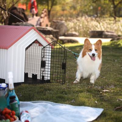 China Breathable Eco-friendly Waterproof Plastic Pet House Dog Kennel For Sale for sale