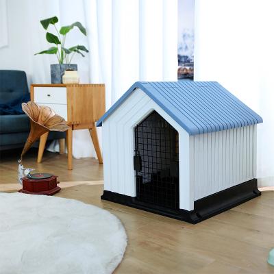 China Wholesale Breathable Plastic Pet Cage Portable Multi-size Outdoor Pet House Bed Facilities With Door for sale