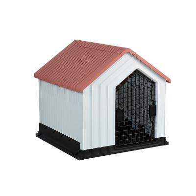 China New Designs Breathable Outdoor And Indoor Garden Plastic Cage Pet House Kennel For Large Dogs for sale