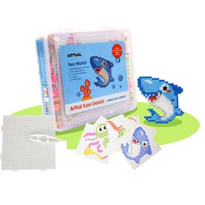 China Cartoon Toy Educational toys for kids 2023 Educational Toys  Jigsaw Puzzle Blocks Jigsaw Bean Set for sale