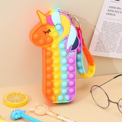 China Schools & Offices Wholesale Pencil Case Stationery Pencil Pouch Cute Unicorn Pencil Case Pouch for sale