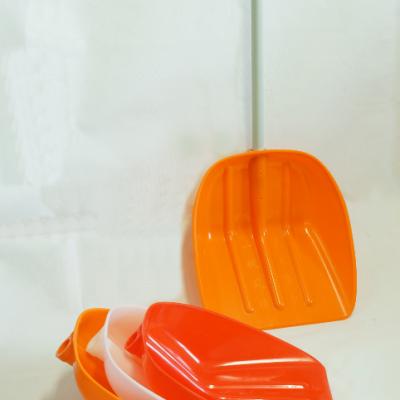 China Durable colorful plastic dustpan with long handle position for sale