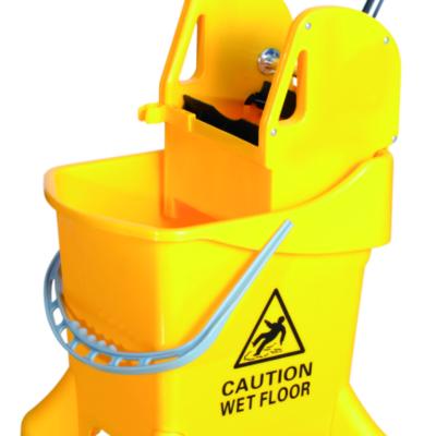 China Y1018 25L 360 Viable Cleaning Products Commercial Plastic Floor Mop Buckets Industrial Mop Buckets Mop Buckets Wringer Buckets for sale