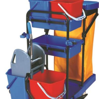 China Eco-Friendly Best-Selling Bucket Trolley Trolley Janitor Cleaning Trolley Cleaning Trolley for sale