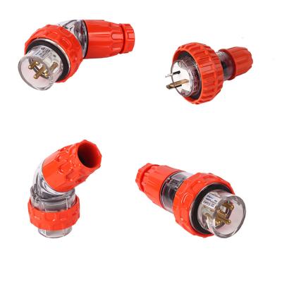 China AS NZS 3pin 4pin 5pin 250V 500V Australia Industrial Standard IP66 Plug for sale