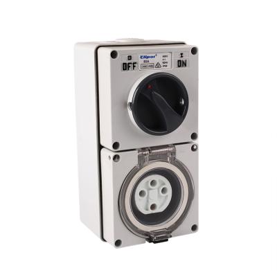 China C66CV332 Australia Industrial Market 3Pin 32A 250V Combination Switched Socket for sale