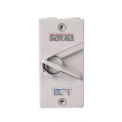 China AS/NZS Industrial Weather Protected Outdoor Isolator Switch for sale