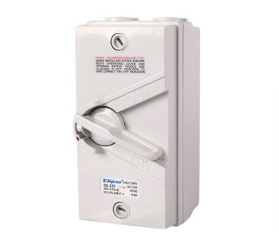 China 440V 3Pole 20A IP66 Industrial Waterproof Isolator Switch SAA for sale