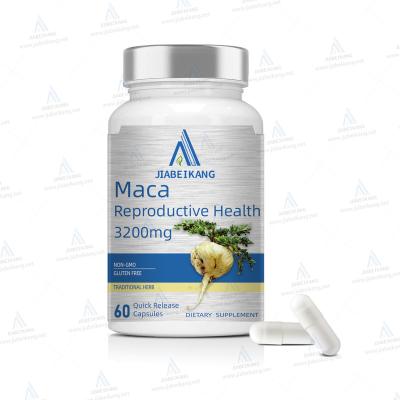 China Detox Private Label Cordyceps Militaris Maca Extract Powder HealthMaca Root Capsule Replenish Energy Male Relieve Fatigue Pills for sale