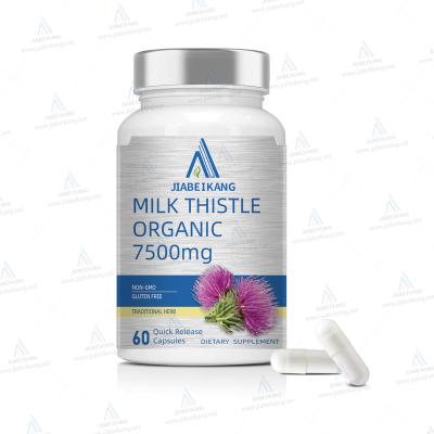 China OEM/ODM Organic Detoxification Herbs Milk Thistle Premium Liver Detox Capsules Colon Detergent Body Detoxifier Supplement for sale