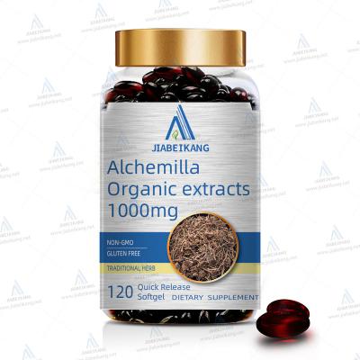 China Halal Supplements GMP Factory OEM Alchemilla Extract Softgels Capsule Dietary Supplement for sale