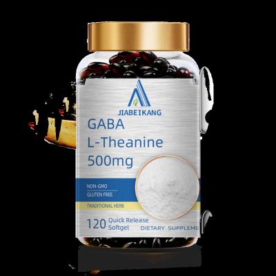 China Good Factory Customized GMP Dietary Supplement Theanine Beauty Sleep Softgel Aminobutyric Acid Capsule for sale