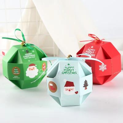 China Gift Manufacturers Wholesale Christmas Decoration Packaging Box For an Apple Wrapping Candy gift box packaging for sale