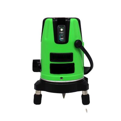 China Factory Cheap Cross Line Small Pocket Turning Laser Level 5 Indoor Green Beam 50m 21*15.5*24.5cm for sale