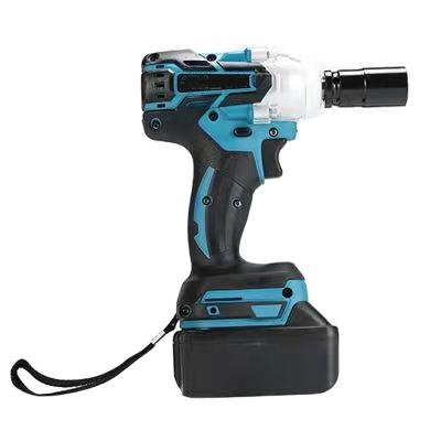 China 21V Heavy Duty Battery Truck Hex Socket Wrench Impact 1/2 Rechargeable Electric Cordless Heavy Duty Brushless for sale