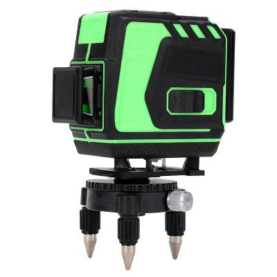 China Factory Price Wholesale Grade 3d Laser Level 12 Green Line Auto-Leveling Rotary Kit 12 x 7 x 13.5cm for sale