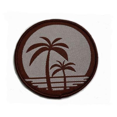 China 3D factory price OEM cheap durable silk jacquard color small durable sportswear woven label for sale