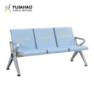 China Modern 3 Seater Modern Airport Hospital Office Church Bus Station Waiting Row Chairs For Sale for sale