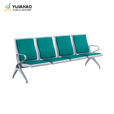 China Modern High Back Church Chair Airport Seating Public Conference Chair Four Seater for sale