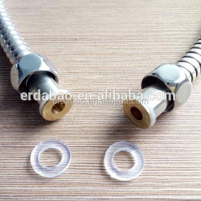 China Polished stainless steel effect plastic spiral shower hose compatible with any shower and cooling system for sale