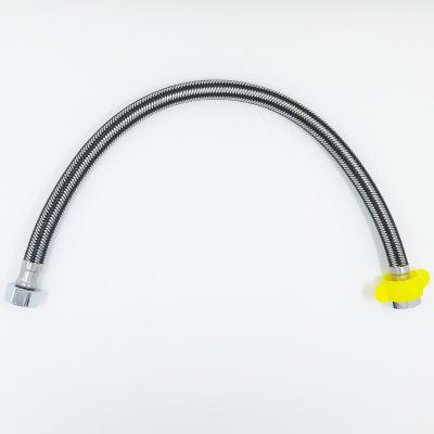 China Modern Black Braided Stainless Steel Hose For Inlet And Outlet Water for sale