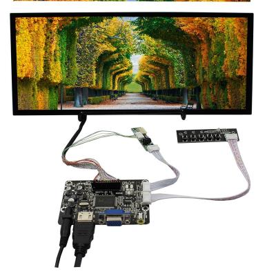 China 12.3inch HSD123KPW1 IPS 1920X720 Brightness 850nit Tempered Glass LCD Screen With HD-MI VGA AV LCD Controller Board 12.3inch for sale