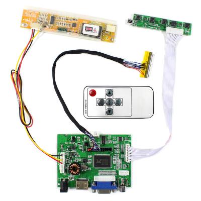 China VGA 2AV Audio 30 Pin LCD Controller Board For 15.6” LCD Panels 74 1366x768(L)*53(W)*12mm(H) for sale