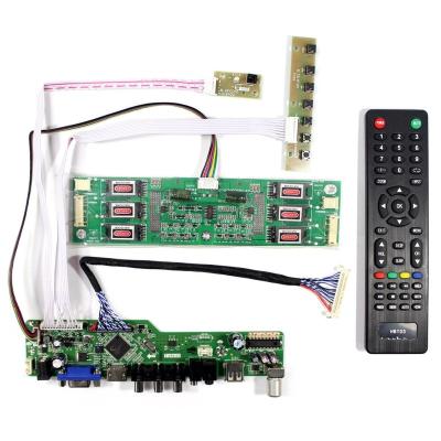 China TV Controller Board Kit For 20.1~21.3inch 1600x1200 30Pin 6 For 1600x1200 Lamp CCFL LCD Panel T.V56.03 (K000493) for sale