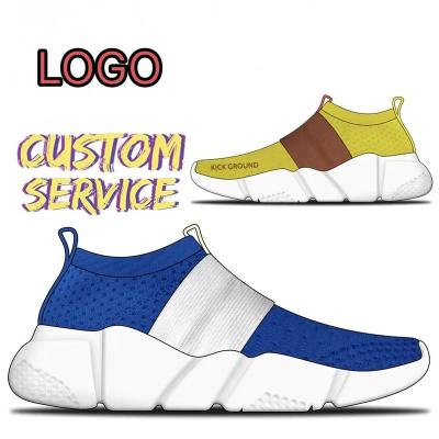 China OEM Style Sneakers Sports Shoes Custom Running Walking Caballeros Logo Sneakers Men Women Fashion Trend Sport for sale