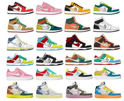 China Fashion Trend OEM Customized 1 Retro Manufacturer Men Kid Women Basketball Walking Casual Shoes With Logo for sale