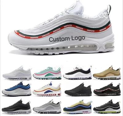 China Fashion Trend 97 Sports Sneaker For Men Women Air Cushion Sole Flat Running Sports Shoes Custom LOGO for sale